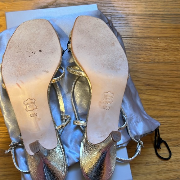 Ragazza gold evening shoe - Picture 6 of 6